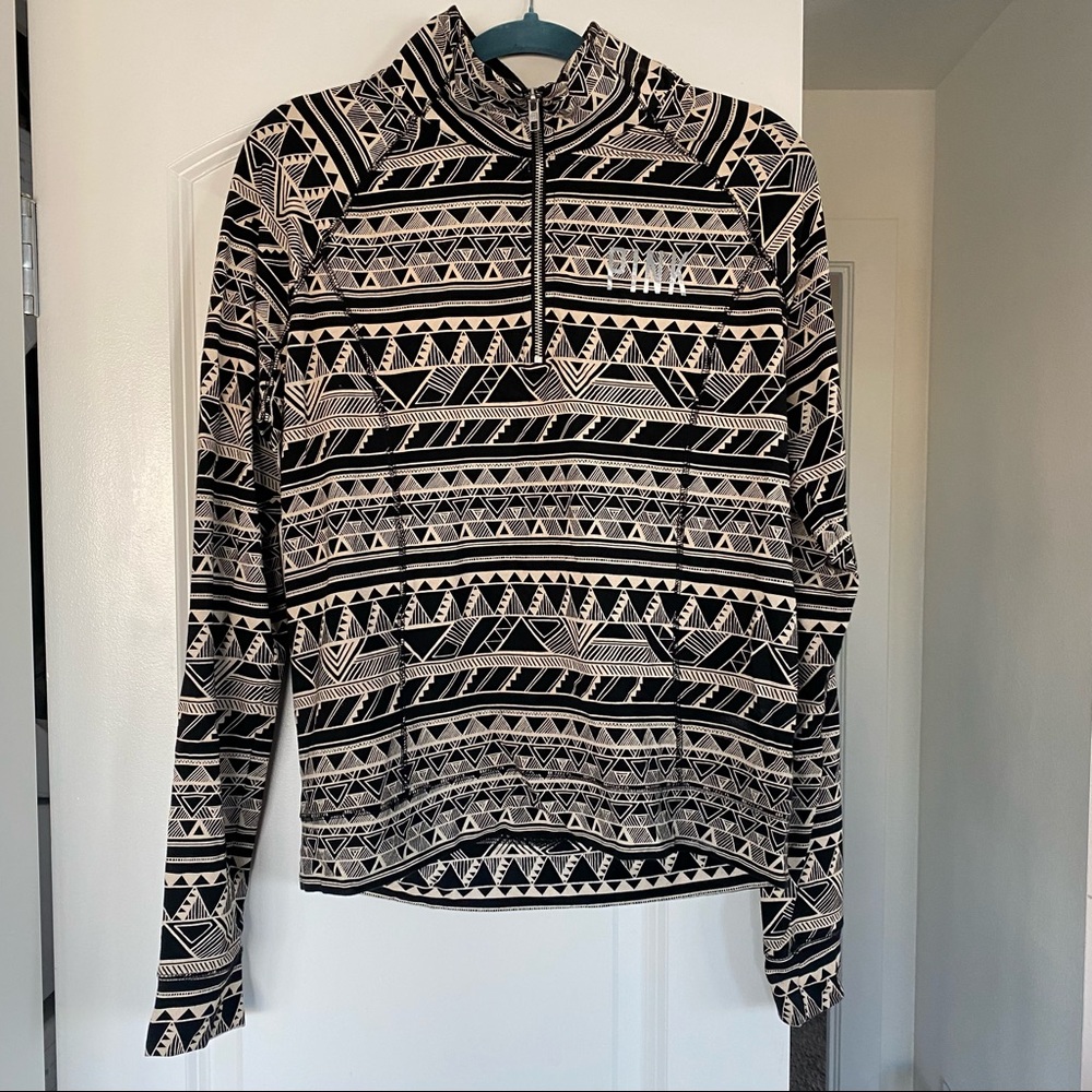 VS Pink Half Zip Pullover